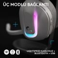 Logitech G522 LIGHTSPEED LIGHTSYNC RGB Kablosuz Bluetooth Oyuncu Kulaklığı - Beyaz