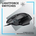 Logitech G502 X Kablolu Hero 25K Sensörlü Rgb Aydınlatmalı Oyuncu Mouse - Siyah