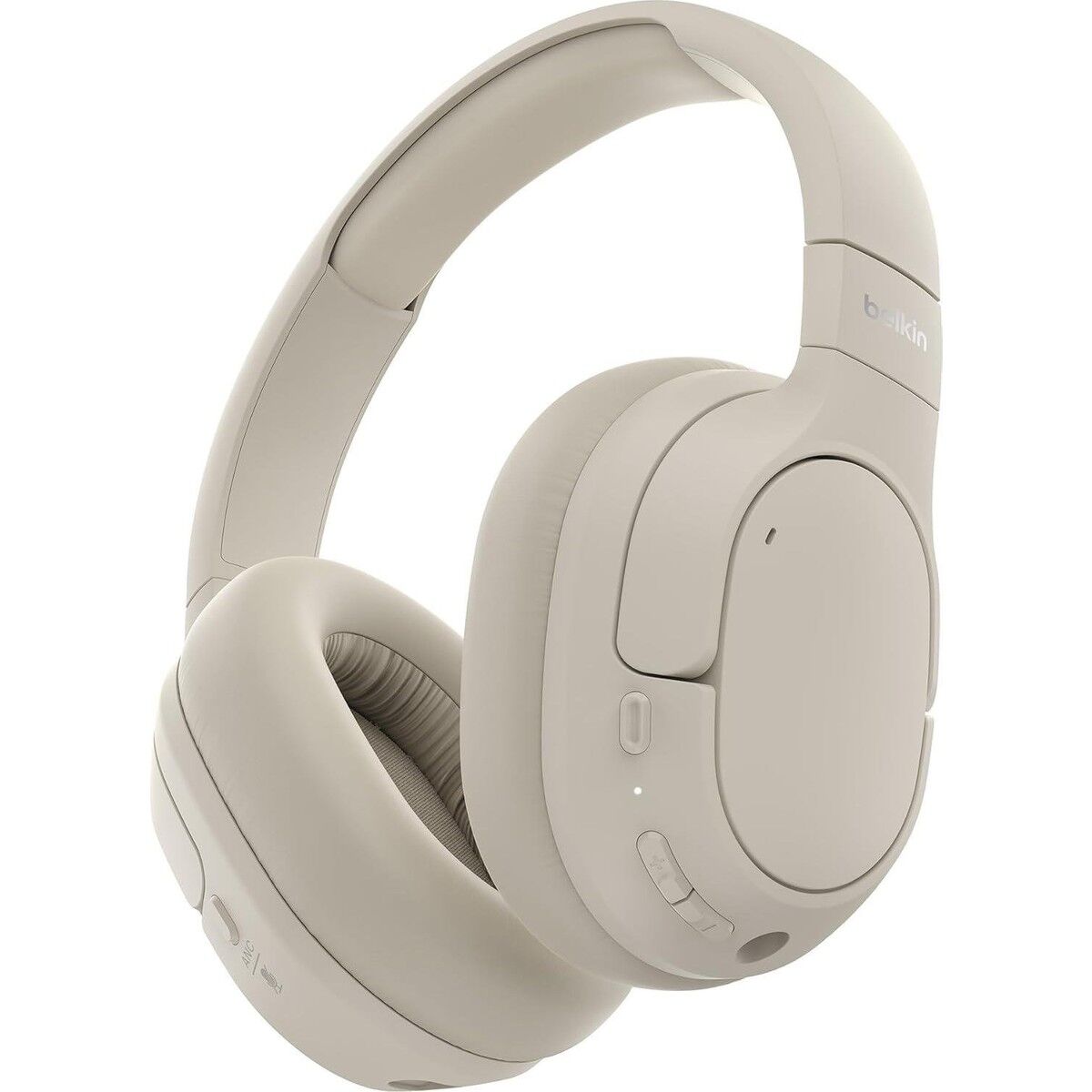 Belkin Soundform Isolate Noise Cancelling Kablosuz Bluetooth Kulaklık - Bej