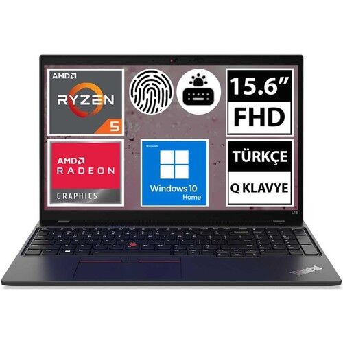 Lenovo ThinkPad L15 21C7002HTX Ryzen 5 5675U 8GB 512GB SSD Windows 10 Pro 15.6'' FHD Taşınabilir Bilgisayar