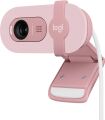 Logitech Brio 100 Full HD 1080p Gizlilik Kapaklı Mikrofonlu Web Kamerası - Pembe