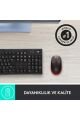 Logitech M191 Büyük Boy USB Alıcılı 1000 DPI Kablosuz Mouse - Kırmızı