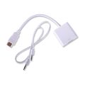Qport Q-HD-VGJ 15cm HDMI to VGA Ses Girişli Çevirici