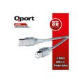 Qport Q-PR3 USB 2.0 Yazıcı Printer Kablosu 3 metre