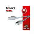 Qport Q-PR3 USB 2.0 Yazıcı Printer Kablosu 3 metre