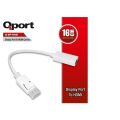 Qport Q-DP-HDB Display Portundan HDMI Çevirici (16 CM)
