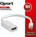 Qport Q-DP-HDM 15cm Mini Display to HDMI Çevirici