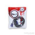 Qport VGA5 15 Pin Filtreli 5M Erkek Erkek Monitör Kablo (Q-VGA5)