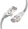 Flaxes Fnk-701G 1Mt Cat7 Patch Network Kablosu Gri