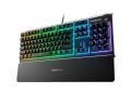 SteelSeries Apex 3 Kablolu IP32 Suya Dayanıklı RGB Aydınlatmalı Gaming Türkçe Klavye