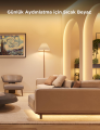 Govee RGBICW H612ACD1 Kesilebilir, Silikon Kaplamalı, Matter, Alexa, Google Asst. , Wifi+Bt Led Şerit - 5 Metre