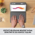 Logitech Combo Touch 10.2'' iPad 7,8,9. Nesil İçin Türkçe Klavyeli Kılıf 920-009995