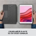 Logitech Combo Touch 10.2'' iPad 7,8,9. Nesil İçin Türkçe Klavyeli Kılıf 920-009995