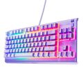 SteelSeries Apex 3 TKL RGB Suya ve Toza Dayanıklı Türkçe Gaming Klavye – Lila