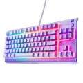 SteelSeries Apex 3 TKL RGB Suya ve Toza Dayanıklı Türkçe Gaming Klavye – Lila