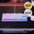 SteelSeries Apex 3 TKL RGB Suya ve Toza Dayanıklı Türkçe Gaming Klavye – Lila