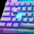SteelSeries Apex 3 TKL RGB Suya ve Toza Dayanıklı Türkçe Gaming Klavye – Lila