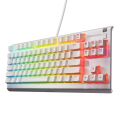 SteelSeries Apex 3 TKL RGB Suya ve Toza Dayanıklı Türkçe Gaming Klavye – Beyaz