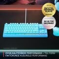SteelSeries Apex 3 TKL RGB Suya ve Toza Dayanıklı Türkçe Gaming Klavye – Mavi