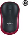 Logitech M185 Kırmızı Kablosuz Mouse 910-002237