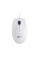 Logitech B100 Optik USB Kablolu Mouse - Beyaz