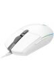 Logitech G102 Beyaz Lightsync Gaming Mouse + Oem Gaming Mouse Pad 40x30cm