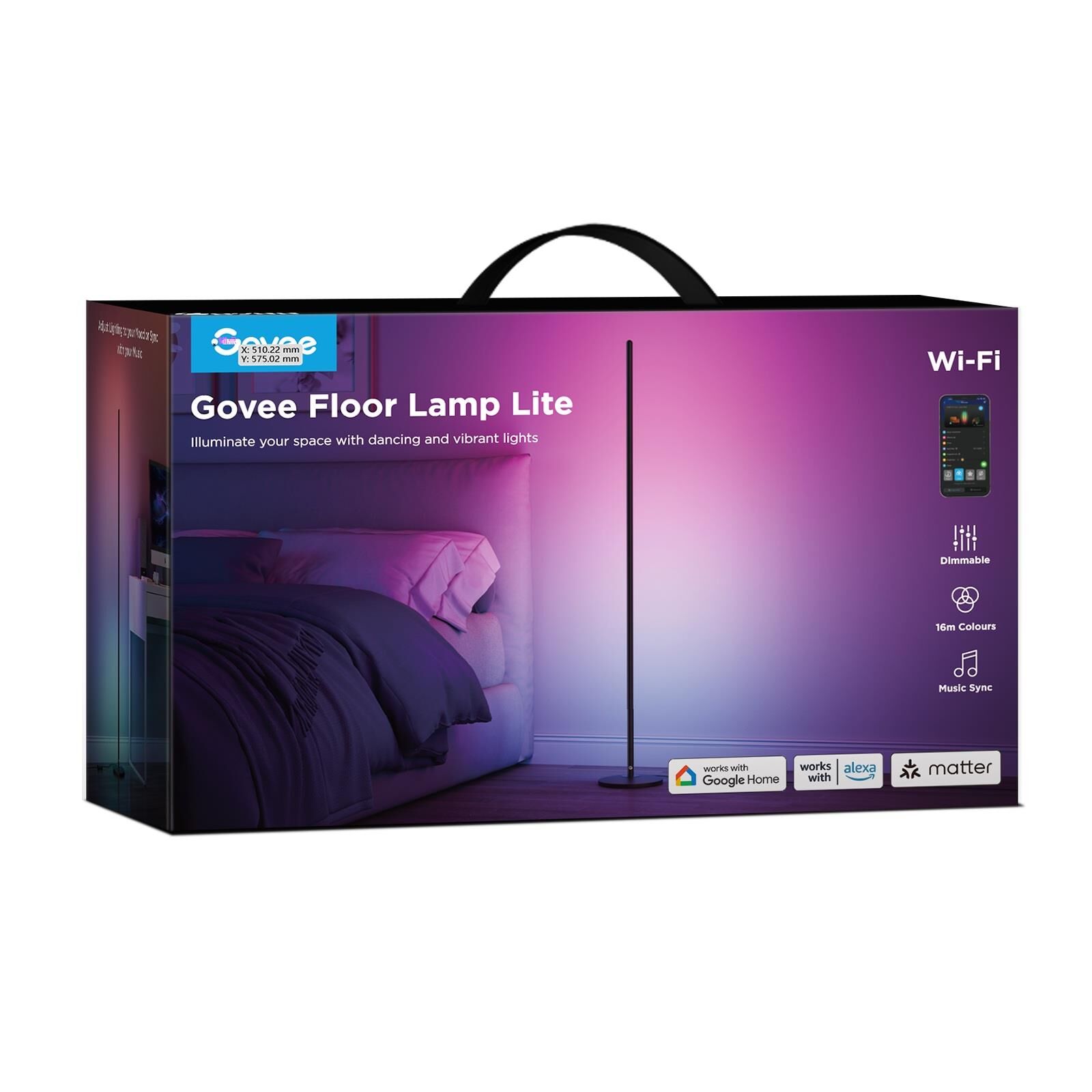 Govee Basic Akıllı Köşe Lambası Lite - Siyah