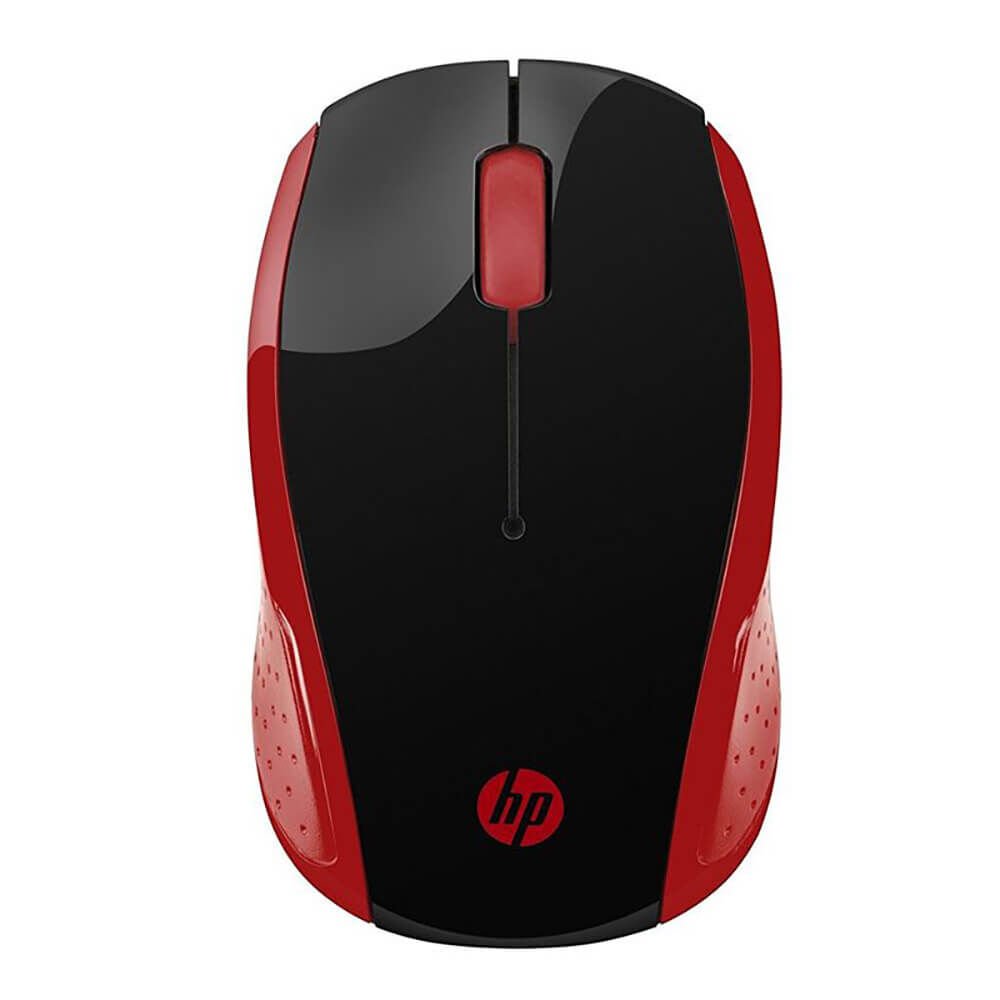 HP 2HU82AA 200 Wireless Kablosuz Optik Mouse - Kırmızı