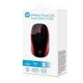 HP 2HU82AA 200 Wireless Kablosuz Optik Mouse - Kırmızı