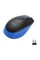 Logitech M191 Büyük Boy USB Alıcılı 1000 DPI Kablosuz Mouse - Mavi