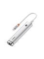 Baseus UltraJoy Series 5-Port HUB AIR - Gümüş (Type-C to HDMI4K@60Hz*1+USB3.0*2+PD*1+RJ45*1)