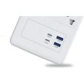 Honeywell 6'lı Akım Koruyucu Priz 2x USB-A + 2x USB-C 20W PD - Beyaz