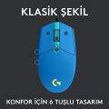 Logitech G102 Mavi LightSync Optik Kablolu Oyuncu Mouse + Oem Gaming Mouse Pad 40x30cm