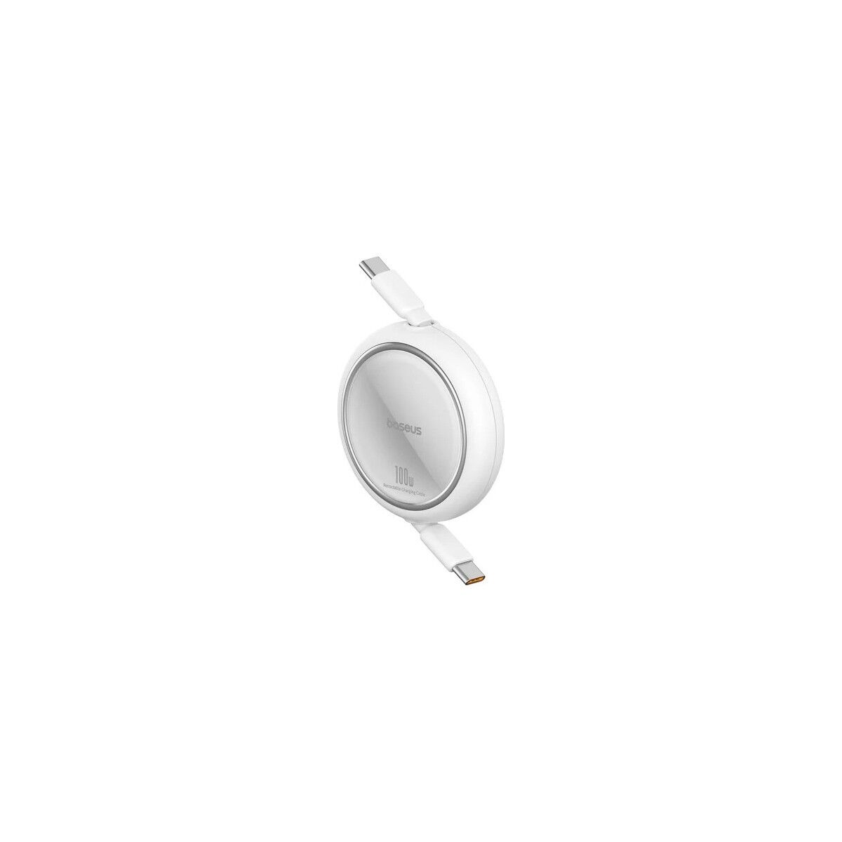 Baseus FREE2PULL Mini Makaralı Type-C To Type-C 100W Kablo 2 mt Beyaz
