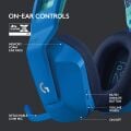 Logitech G733 Lightspeed RGB Kablosuz 7.1 Surround Ses Oyuncu Kulaklığı - Mavi