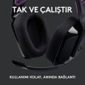 Logitech G535 Lıghtspeed Kablosuz Mikrofonlu Oyuncu Kulaklığı - Siyah