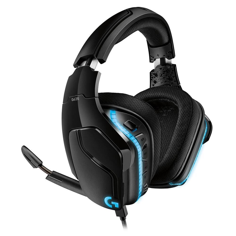 Logitech G635 Lighsync RGB 7.1 Surround Oyuncu Kulaklığı 981-000750