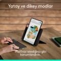 Logitech Flip Folio iPad Pro 11 inç (M4), iPad Air 11 inç (M2 ve M3), iPad Air (5. Nesil) ile Uyumlu Türkçe Klavyeli Tablet Kılıfı, Siyah