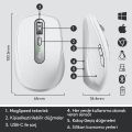 Logitech MX Anywhere 3 Kablosuz Kompakt Lazer Mouse Açık Gri  910-005989