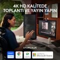 Logitech MX Brio Ultra HD 4K Gizlilik Kapaklı ve Mikrofonlu Yayın Web Kamerası, Koyu Gri