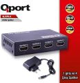 Qport Q-SPL4 Full HD (1 Giriş 4 Çıkışlı) HDMI Splitter