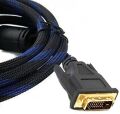 Qport Q-HDV DVI To HDMI 24+1 Converter Çevirici Örgü Kablo 1.8 Mt