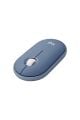 Logitech M350 Pebble İnce Kablosuz Bluetooth Mouse - Uzay Mavisi