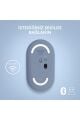 Logitech M350 Pebble İnce Kablosuz Bluetooth Mouse - Uzay Mavisi