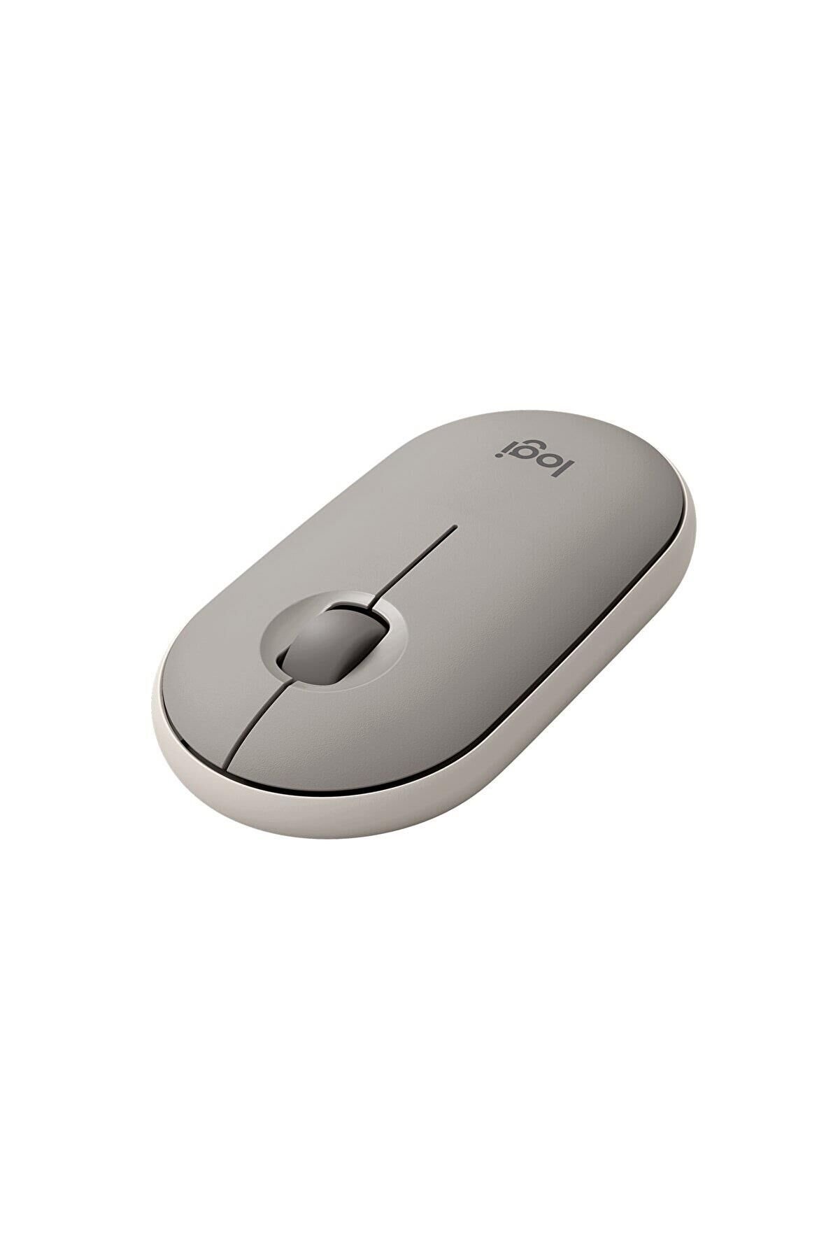 Logitech M350 Pebble İnce Kablosuz Bluetooth Mouse - Bej