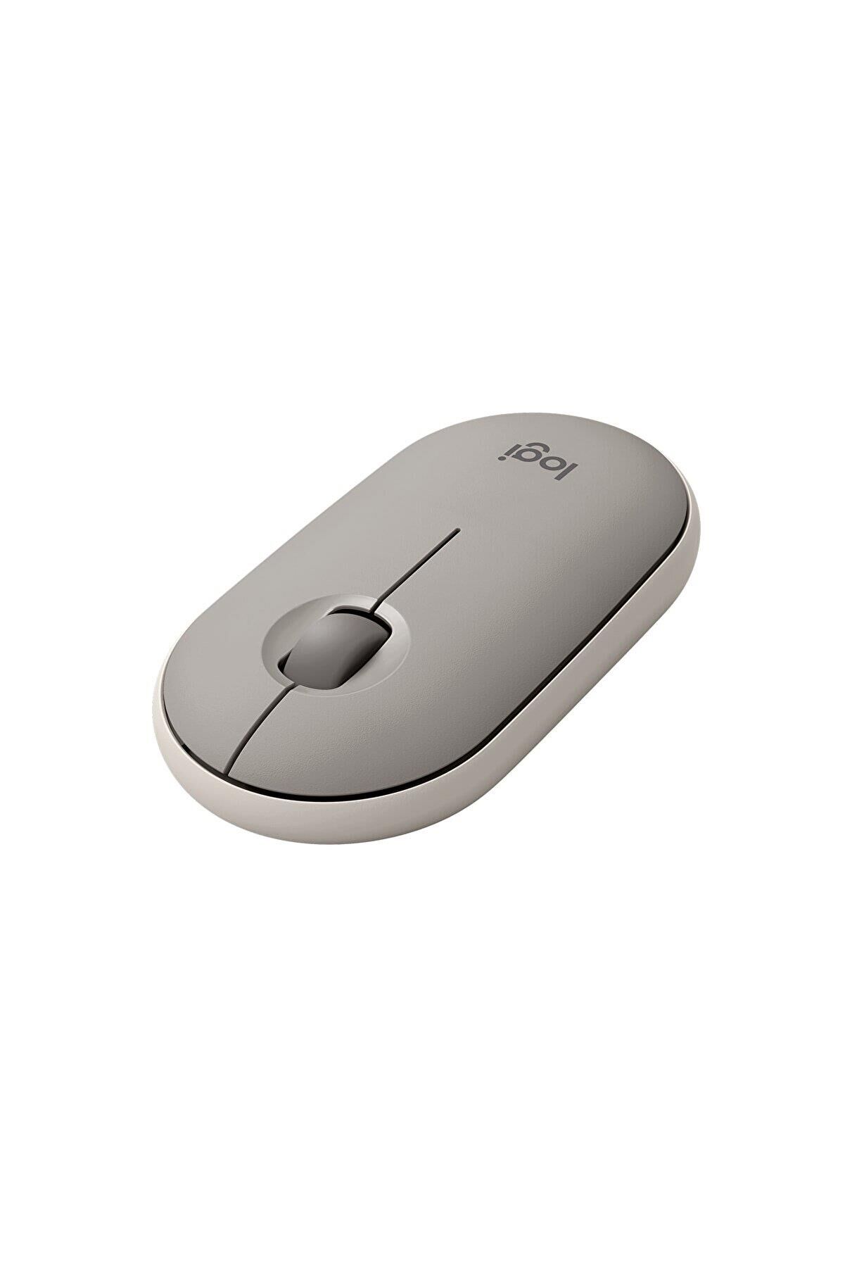 Logitech M350 Pebble İnce Kablosuz Bluetooth Mouse - Bej
