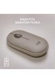 Logitech M350 Pebble İnce Kablosuz Bluetooth Mouse - Bej