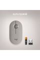 Logitech M350 Pebble İnce Kablosuz Bluetooth Mouse - Bej
