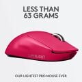 Logitech G Pro X Superlight Kablosuz Oyuncu Mouse Pembe 910-005957