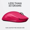 Logitech G Pro X Superlight Kablosuz Oyuncu Mouse Pembe 910-005957